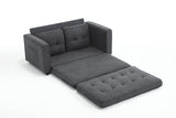 Convertible Velvet Futon Sofa Bed With Storage Pockets - Serenova - Omega Lifestyles