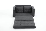 Convertible Velvet Futon Sofa Bed With Storage Pockets - Serenova - Omega Lifestyles