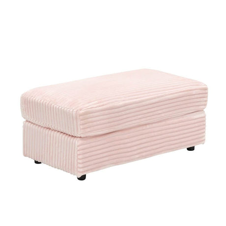 Corduroy Spring Upholstered Armchair And Ottoman Set - Sleep Galleria