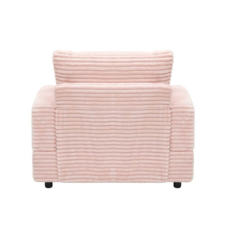 Corduroy Spring Upholstered Armchair And Ottoman Set - Sleep Galleria
