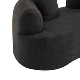 Curved Medium-Firm Foam Spring Loveseat Sofa - Omega Lifestyles