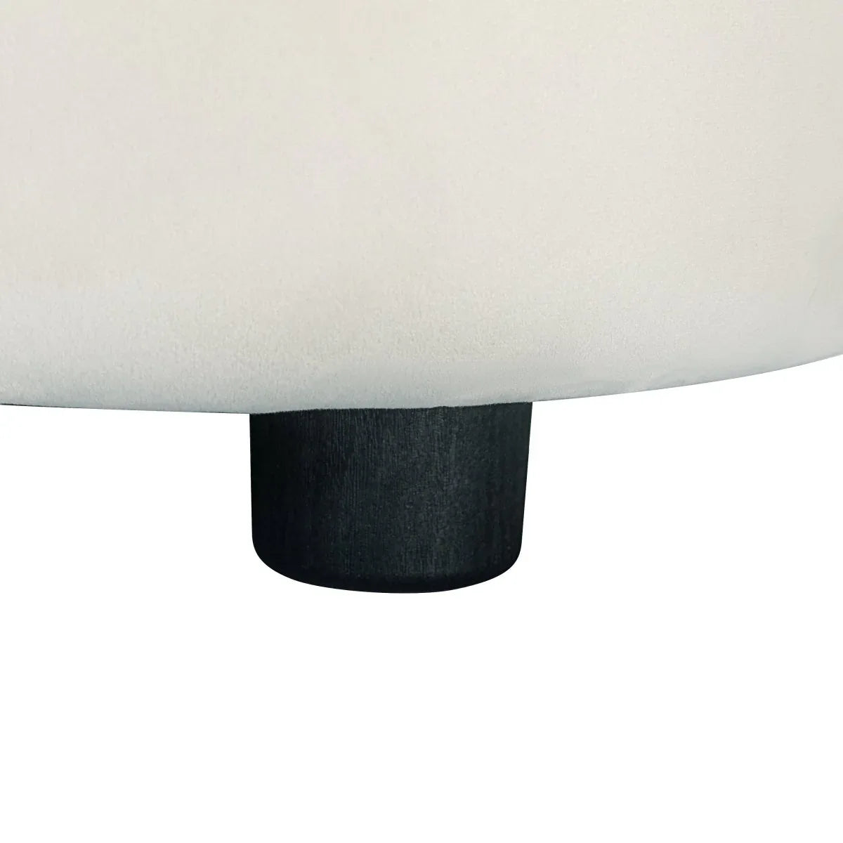 Curved Velvet 3-Seat Contemporary Sofa - Omega Lifestyles