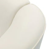 Curved Velvet 3-Seat Contemporary Sofa - Omega Lifestyles