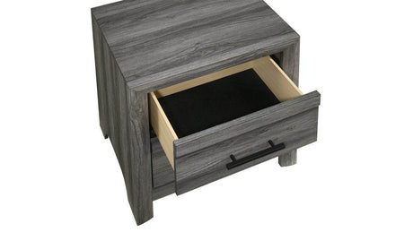 Denver Modern 5-Piece Full Gray Wood Bedroom Set - Sleep Galleria