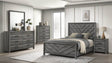 Denver Modern 5-Piece Full Gray Wood Bedroom Set - Sleep Galleria