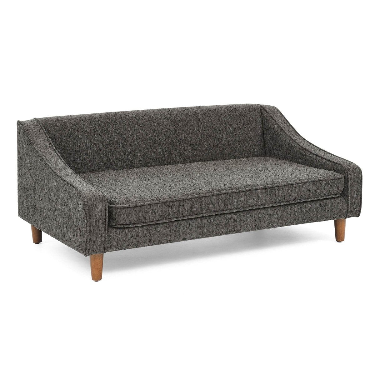 Durable Elevated Modern Linen Foam Dog Sofa Bed - Omega Lifestyles