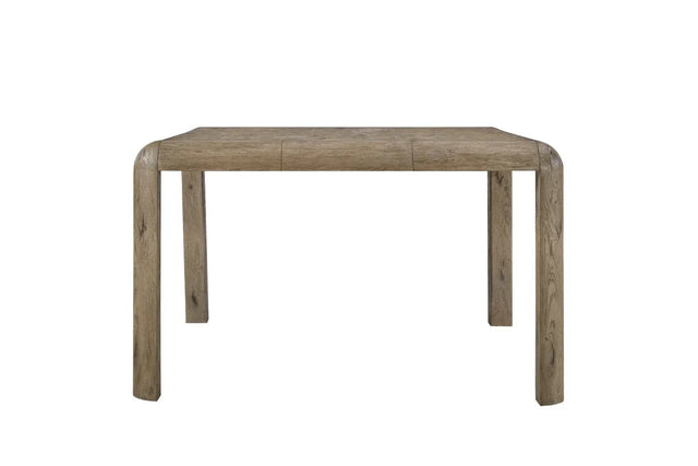 English Knotty Oak Solid Wood Counter Height Table - Omega Lifestyles