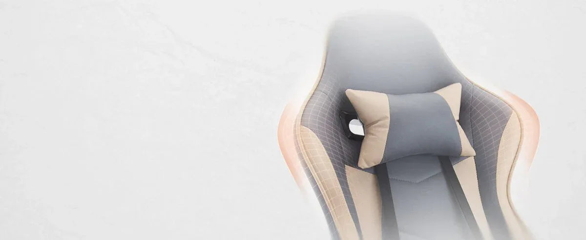 Ergonomic Leather Gaming Chair With Massage Lumbar Support - Omega Lifestyles