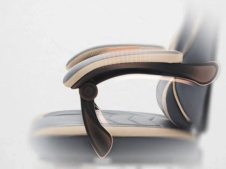 Ergonomic Leather Gaming Chair With Massage Lumbar Support - Omega Lifestyles