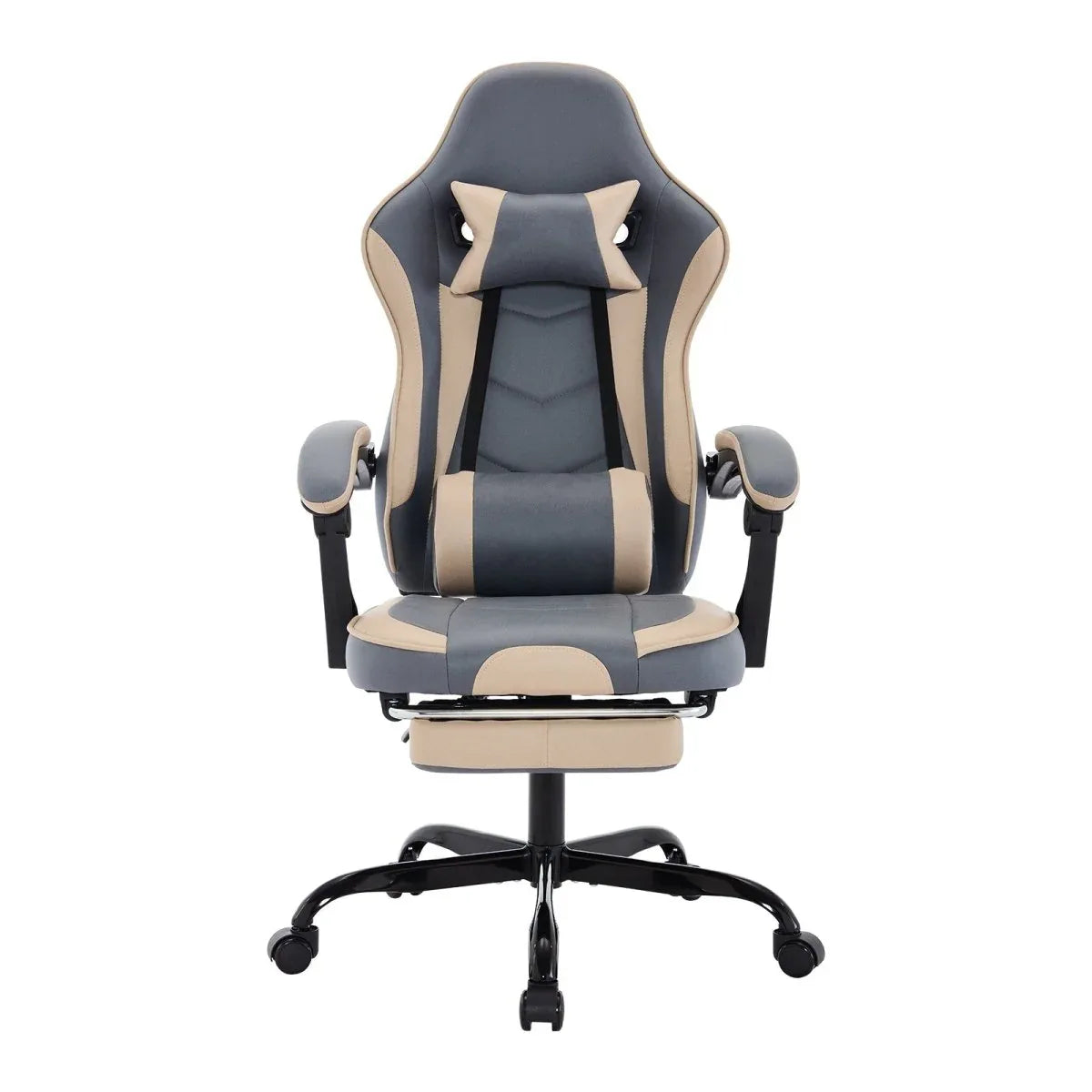 Ergonomic Leather Gaming Chair With Massage Lumbar Support - Omega Lifestyles