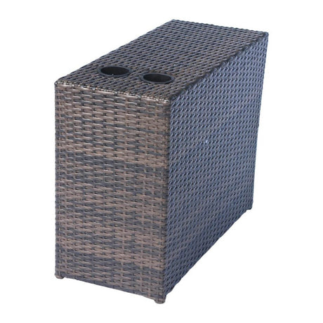 Espresso Weather - Resistant Wicker Outdoor Seating Set With Cushions - Serenova - Omega Lifestyles