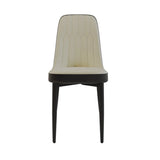 Expandable MDF Dining Table And Six PU Cushioned Chairs Set - Omega Lifestyles