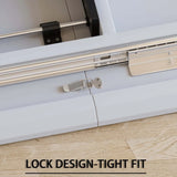 Expandable MDF Dining Table Set With Four Padded PU Chairs - Omega Lifestyles