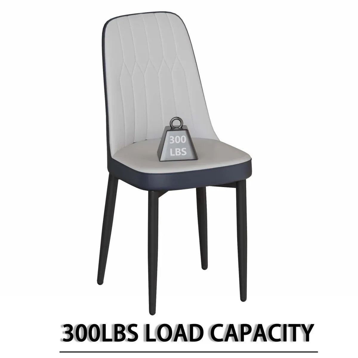 Expandable MDF Dining Table Set With Four Padded PU Chairs - Omega Lifestyles