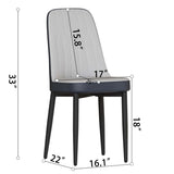 Expandable MDF Dining Table Set With Four Padded PU Chairs - Omega Lifestyles