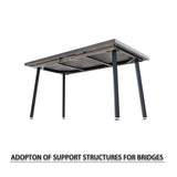 Expandable Modern Square Dining Table Set With Four Chairs - Omega Lifestyles