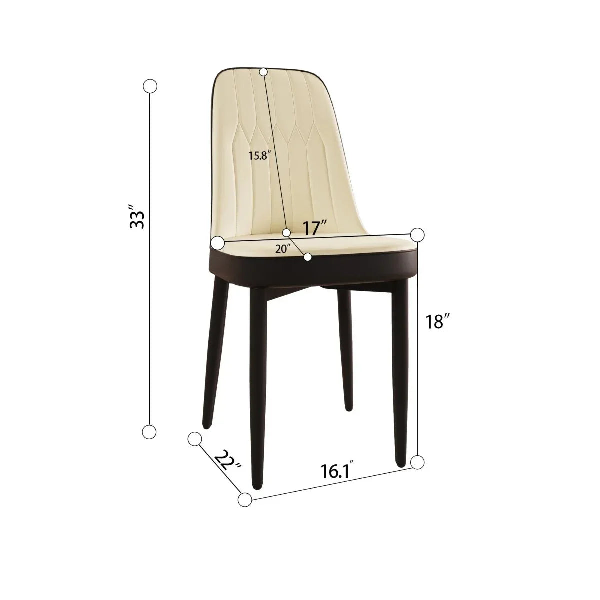 Expandable Rectangular Dining Table With Four PU Chairs - Omega Lifestyles
