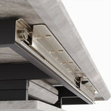 Extendable MDF Dining Table With 8 Upholstered Chairs - Omega Lifestyles