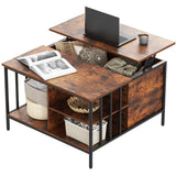 Farmhouse Lift - Top Coffee Table With Storage - Serenova - Omega Lifestyles