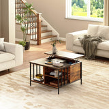 Farmhouse Lift - Top Coffee Table With Storage - Serenova - Omega Lifestyles