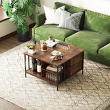 Farmhouse Lift - Top Coffee Table With Storage - Serenova - Omega Lifestyles