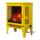 Freestanding Electric Fireplace Stove With 3D Flame Effect - Omega Lifestyles