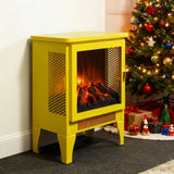 Freestanding Electric Fireplace Stove With 3D Flame Effect - Omega Lifestyles