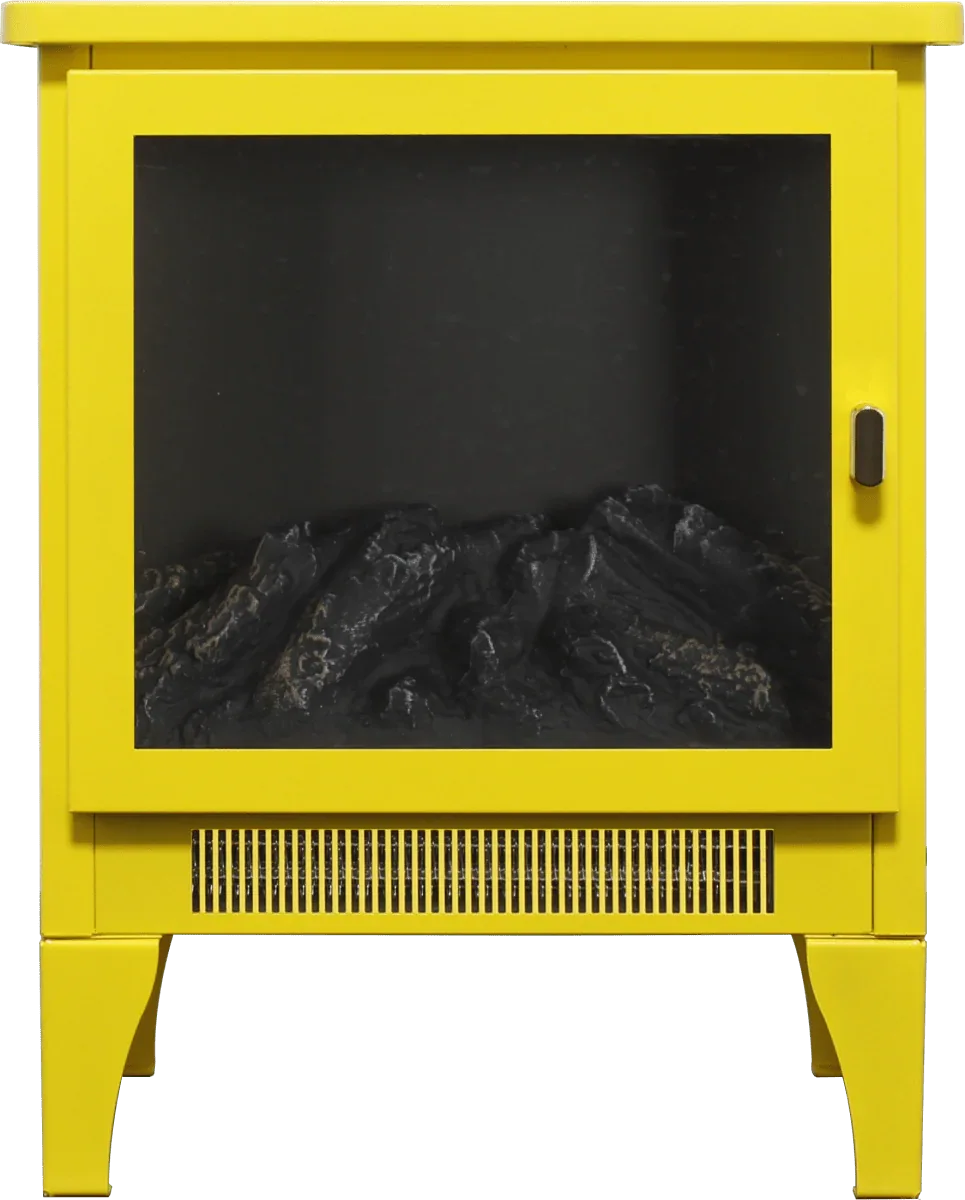 Freestanding Electric Fireplace Stove With 3D Flame Effect - Omega Lifestyles