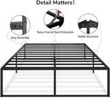 Full 16 - Inch Heavy Duty Metal Bed Frame - Serenova - Omega Lifestyles