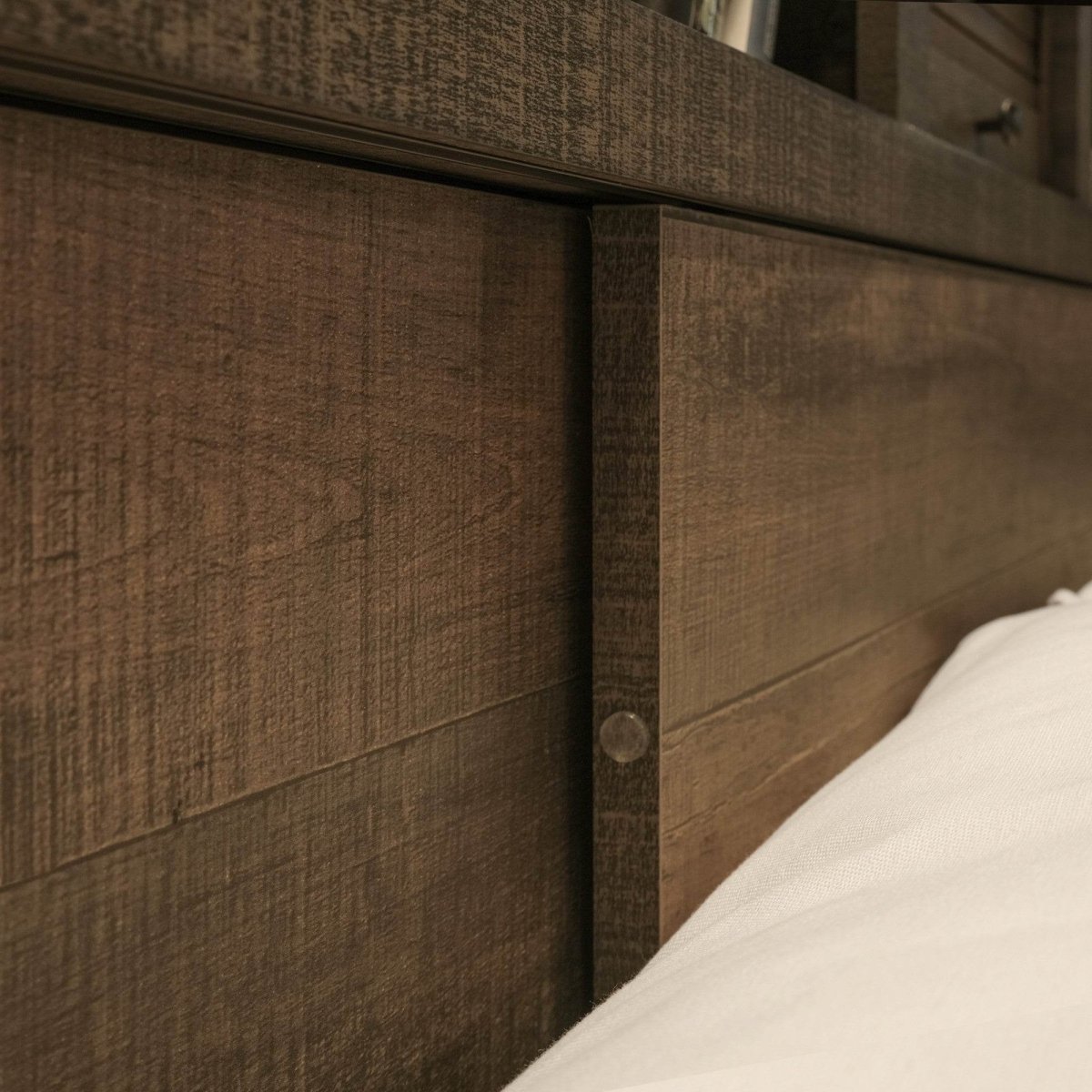 Full Engineered Wood Bookcase Bed Frame - Serenova - Omega Lifestyles