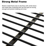 Full Metal Twin Over Full Bunk Bed With Ladder And Guardrails - Serenova - Omega Lifestyles