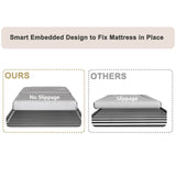 Full Over Full Metal Bunk Bed Frame With Ladder and Guardrails - Serenova - Omega Lifestyles