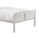 Full Silver Metal Kids Bed Frame - Serenova - Omega Lifestyles