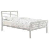 Full Silver Metal Kids Bed Frame - Serenova - Omega Lifestyles