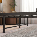 Full Size Metal Wood Storage Bed Frame With Charging Station - Serenova - Omega Lifestyles