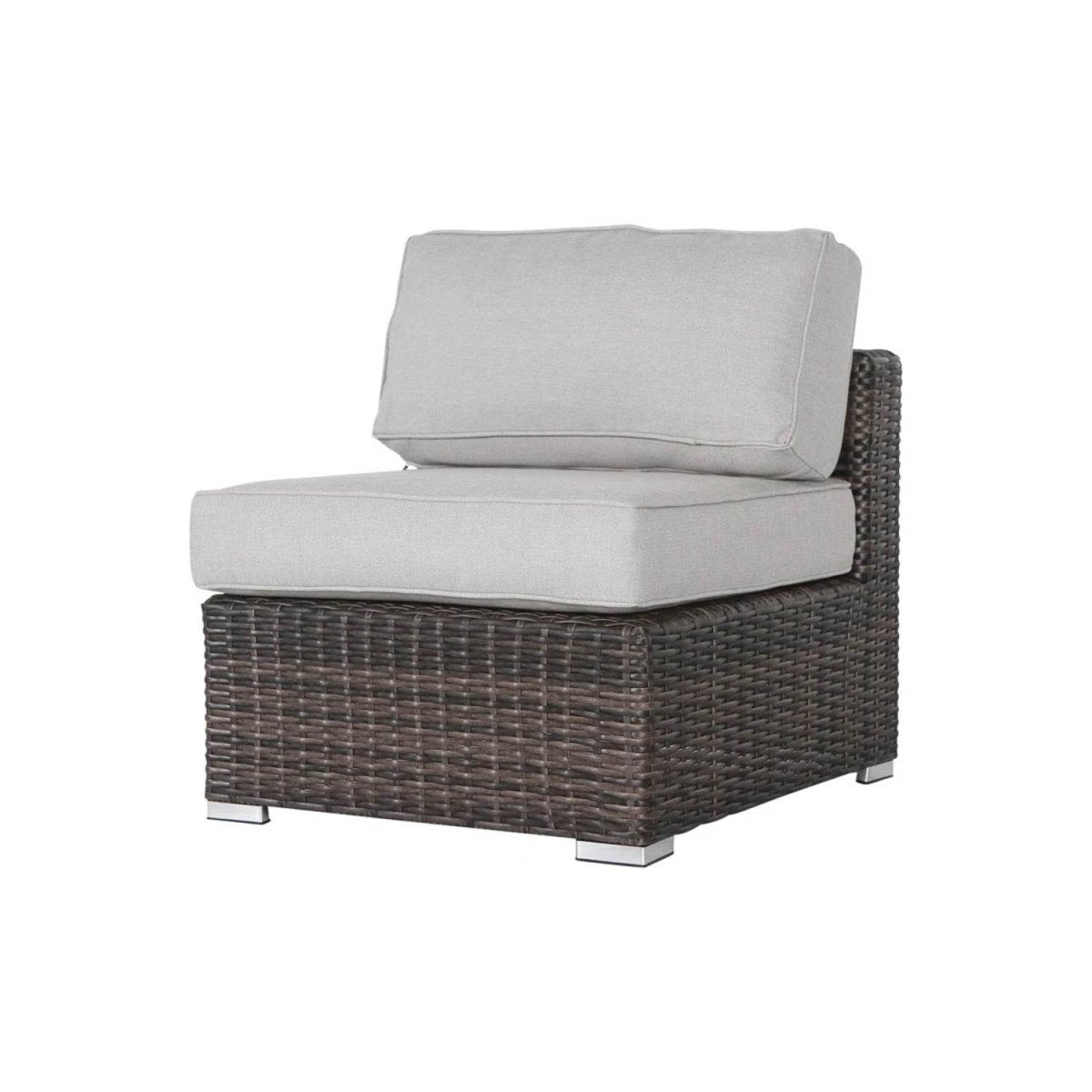 Fully Assembled 10 - Piece Brown Wicker Outdoor Patio Seating Set - Serenova - Omega Lifestyles