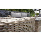 Fully Assembled 4 - Person Outdoor Wicker Seating Group With Cushions - Serenova - Omega Lifestyles