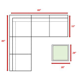 Fully Assembled Outdoor Wicker 4 - Person Seating Set With Cushions - Serenova - Omega Lifestyles