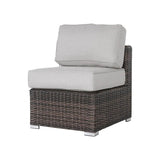 Fully Assembled Outdoor Wicker 4 - Person Seating Set With Cushions - Serenova - Omega Lifestyles
