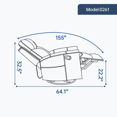 Genuine Leather Medium - Firm Heat Massage Recliner Chair - Serenova - Omega Lifestyles