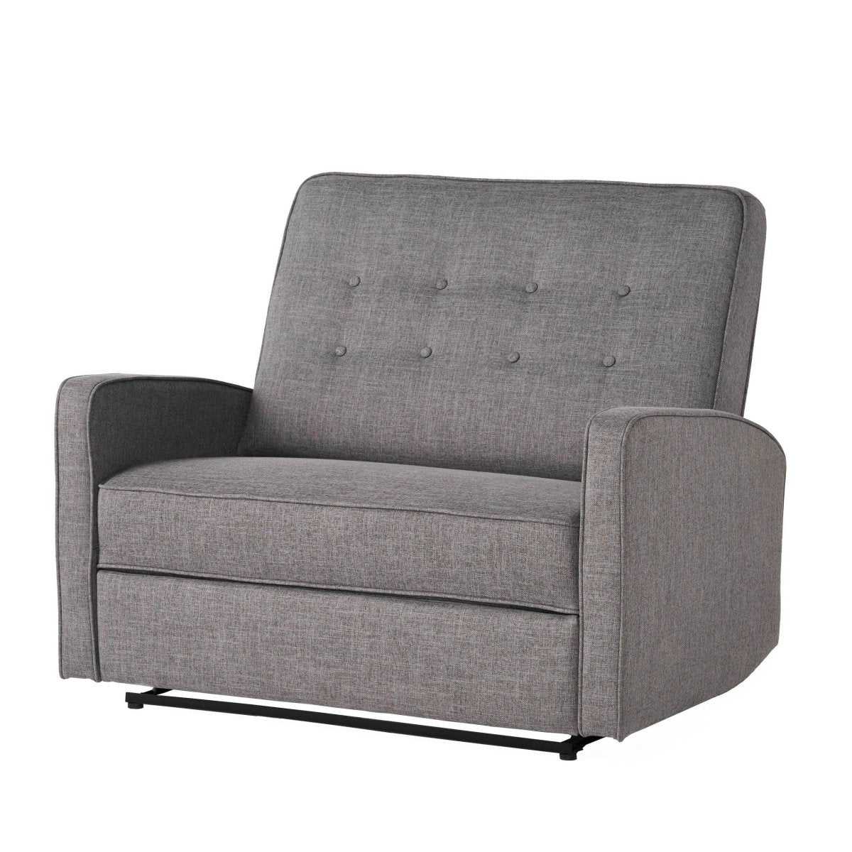 Gray Fabric Manual Recliner With Spacious Comfort - Serenova - Omega Lifestyles