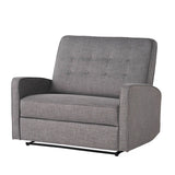 Gray Fabric Manual Recliner With Spacious Comfort - Serenova - Omega Lifestyles