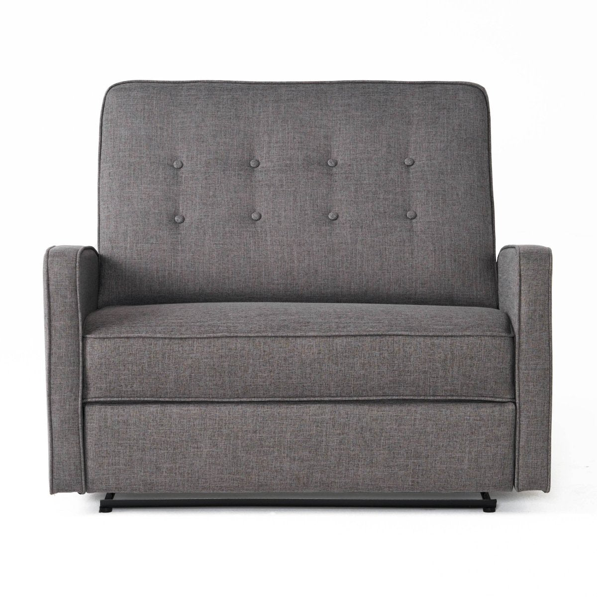 Gray Fabric Manual Recliner With Spacious Comfort - Serenova - Omega Lifestyles
