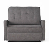 Gray Fabric Manual Recliner With Spacious Comfort - Serenova - Omega Lifestyles