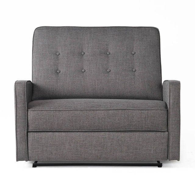 Gray Fabric Manual Recliner With Spacious Comfort - Serenova - Omega Lifestyles