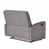 Gray Fabric Manual Recliner With Spacious Comfort - Serenova - Omega Lifestyles