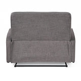 Gray Fabric Manual Recliner With Spacious Comfort - Serenova - Omega Lifestyles