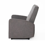 Gray Fabric Manual Recliner With Spacious Comfort - Serenova - Omega Lifestyles