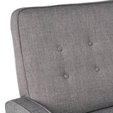 Gray Fabric Manual Recliner With Spacious Comfort - Serenova - Omega Lifestyles