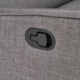 Gray Fabric Manual Recliner With Spacious Comfort - Serenova - Omega Lifestyles